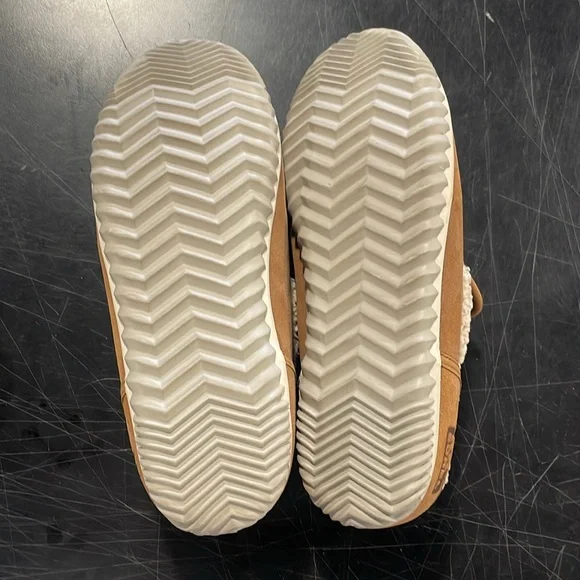 Sorel - Men's Sorel Dude Moc Slip-On, size 10 US mens, color brown. - Picture 4 of 5